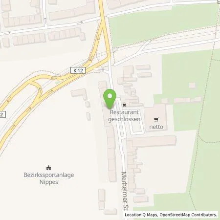 Standortübersicht der Tankstelle TankE GmbH in 50733 Köln