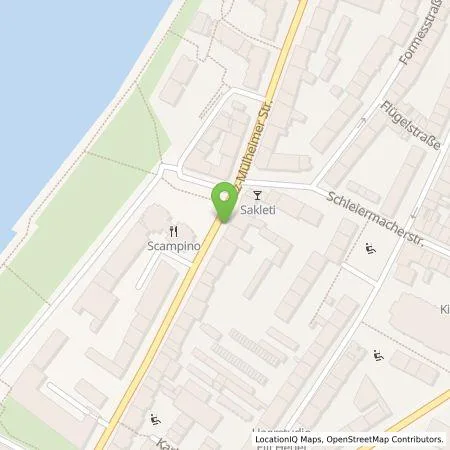 Standortübersicht der Tankstelle TankE GmbH in 51063 Köln