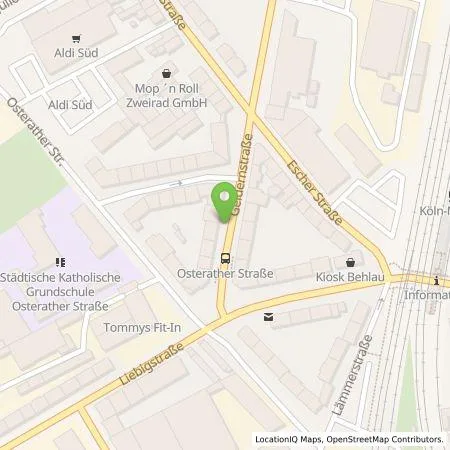 Standortübersicht der Tankstelle TankE GmbH in 50739 Köln