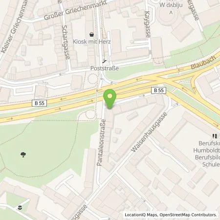 Standortübersicht der Tankstelle TankE GmbH in 50676 Köln