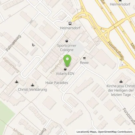 Standortübersicht der Tankstelle TankE GmbH in 50767 Köln