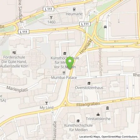 Standortübersicht der Tankstelle TankE GmbH in 50667 Köln