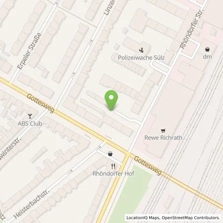 Standortübersicht der Tankstelle TankE GmbH in 50939 Köln