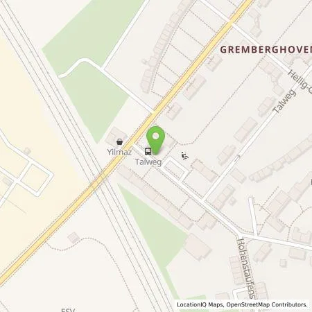 Standortübersicht der Tankstelle TankE GmbH in 51149 Köln