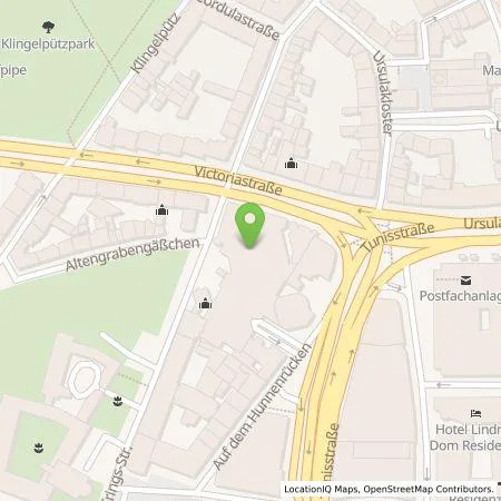 Standortübersicht der Tankstelle TankE GmbH in 50668 Köln