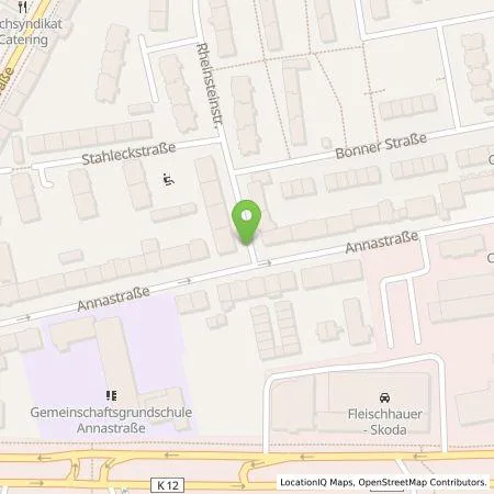 Standortübersicht der Tankstelle TankE GmbH in 50968 Köln