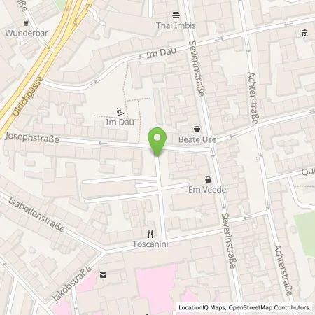 Standortübersicht der Tankstelle TankE GmbH in 50678 Köln