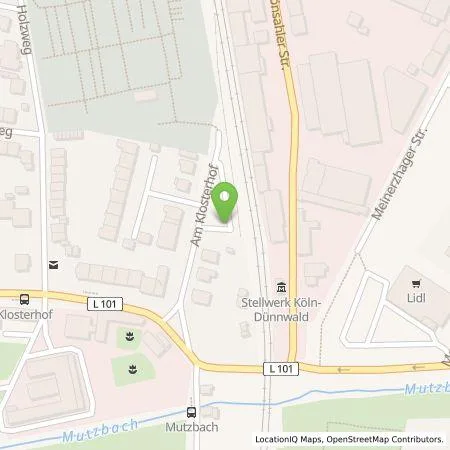 Standortübersicht der Tankstelle TankE GmbH in 51069 Köln