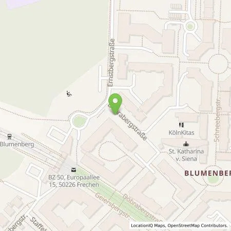 Standortübersicht der Tankstelle TankE GmbH in 50765 Köln