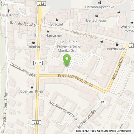 Standortübersicht der Tankstelle TankE GmbH in 51143 Köln