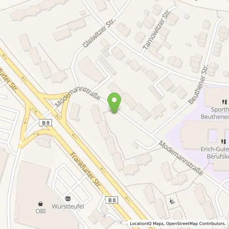 Standortübersicht der Tankstelle TankE GmbH in 51065 Köln