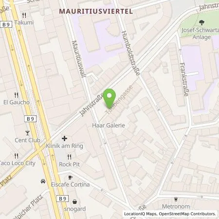 Standortübersicht der Tankstelle TankE GmbH in 50676 Köln