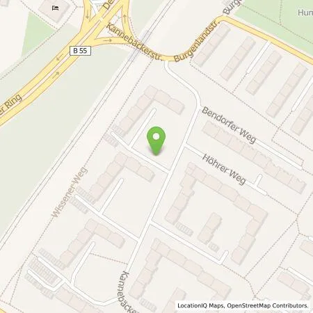 Standortübersicht der Tankstelle TankE GmbH in 51105 Köln