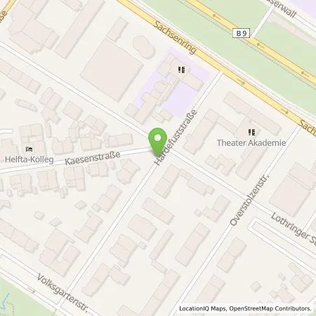 Standortübersicht der Tankstelle TankE GmbH in 50677 Köln