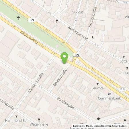 Standortübersicht der Tankstelle TankE GmbH in 50677 Köln