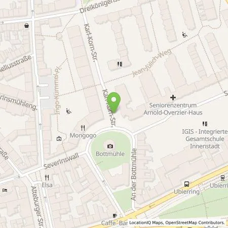 Standortübersicht der Tankstelle TankE GmbH in 50678 Köln