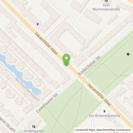 Standortübersicht der Tankstelle TankE GmbH in 50935 Köln