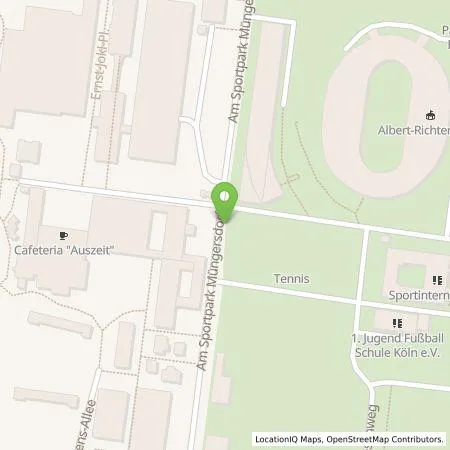 Standortübersicht der Tankstelle TankE GmbH in 50933 Köln