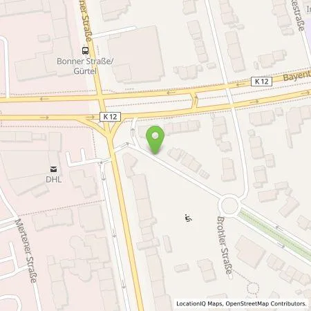 Standortübersicht der Tankstelle TankE GmbH in 50968 Köln