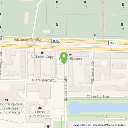 Standortübersicht der Tankstelle TankE GmbH in 50931 Köln