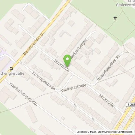 Standortübersicht der Tankstelle TankE GmbH in 50937 Köln