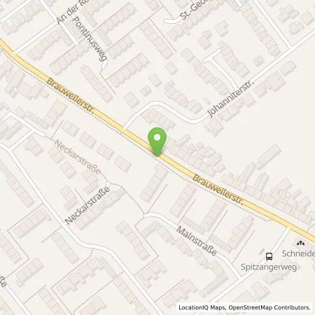 Standortübersicht der Tankstelle TankE GmbH in 50859 Köln