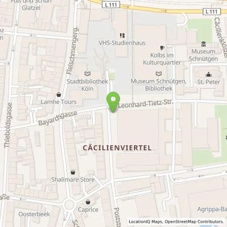 Standortübersicht der Tankstelle TankE GmbH in 50676 Köln