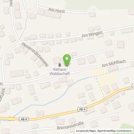 Standortübersicht der Tankstelle Energieversorgung Main-Spessart GmbH in 63857 Waldaschaff