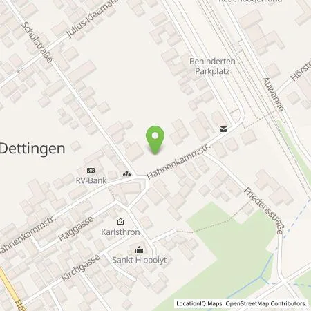 Standortübersicht der Tankstelle Energieversorgung Main-Spessart GmbH in 63791 Karlstein Dettingen