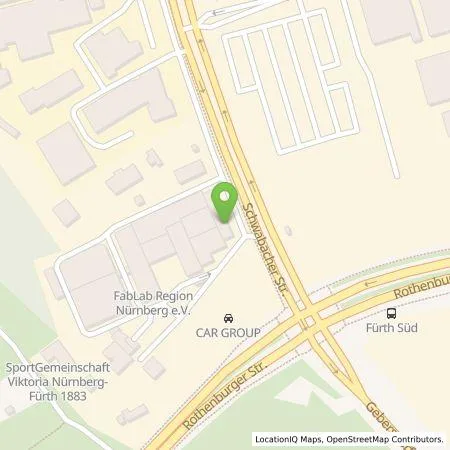 Standortübersicht der Tankstelle MAHLE chargeBIG in 90763 Fürth