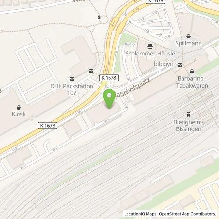 Standortübersicht der Tankstelle Energie Service Bietigheim Bissingen GmbH in 74321 Bietigheim-Bissingen