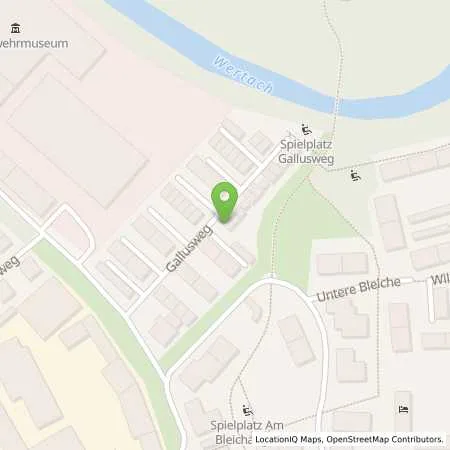 Standortübersicht der Tankstelle Vereinigte Wertach Elektrizitätswerke GmbH in 87600 Kaufbeuren