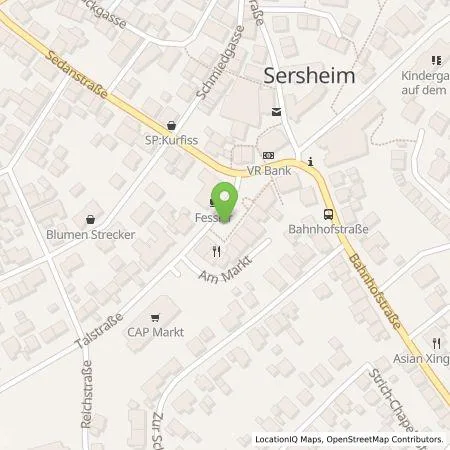 Standortübersicht der Tankstelle Energie Service Bietigheim Bissingen GmbH in 74372 Sersheim