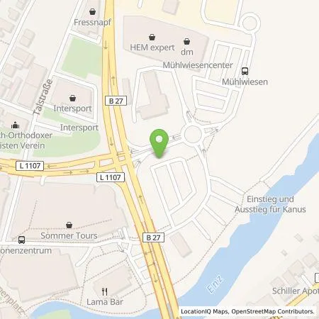 Standortübersicht der Tankstelle Energie Service Bietigheim Bissingen GmbH in 74321 Bietigheim-Bissingen