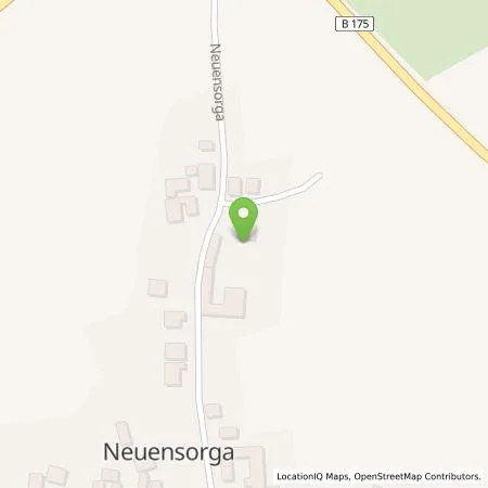 Standortübersicht der Tankstelle Citywatt GmbH in 07589 Lederhose