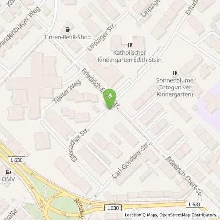 Standortübersicht der Tankstelle EnBW Ostwürttemberg DonauRies AG in 68723 Schwetzingen