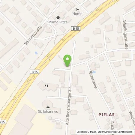 Standortübersicht der Tankstelle Energie Südbayern GmbH in 84030 Ergolding