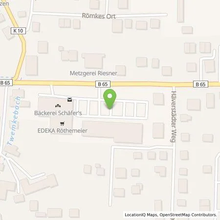 Standortübersicht der Tankstelle EDEKA-MIHA Charge GmbH in 32429 Minden