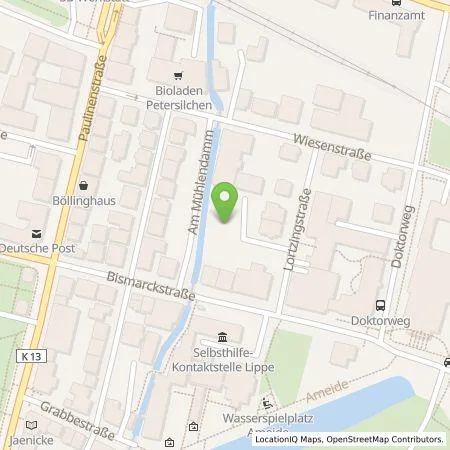 Standortübersicht der Tankstelle Westfalen Weser Ladeservice GmbH in 32756 Detmold