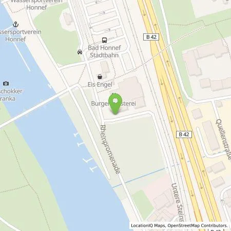 Standortübersicht der Tankstelle Mer Germany GmbH in 53604 Bad Honnef