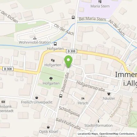 Standortübersicht der Tankstelle Allgäuer Überlandwerk GmbH in 87509 Immenstadt i. Allgäu