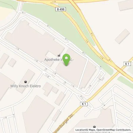 Standortübersicht der Tankstelle EDEKA-MIHA Charge GmbH in 38640 Goslar