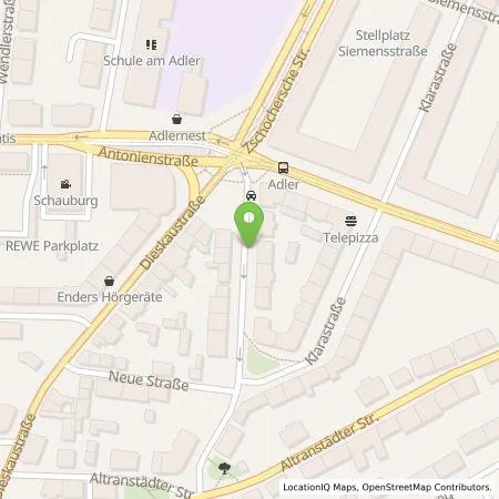 Standortübersicht der Tankstelle Stadtwerke Leipzig GmbH in 04229 Leipzig