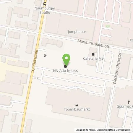 Standortübersicht der Tankstelle Ladegrün! eG in 04229 Leipzig