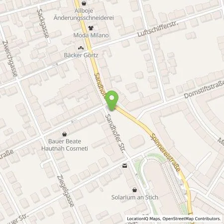 Standortübersicht der Tankstelle MVV Energie AG in 68307 Mannheim