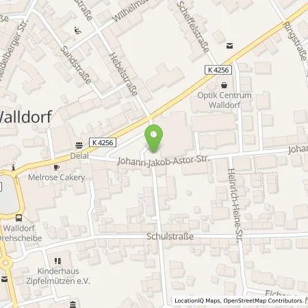 Standortübersicht der Tankstelle MVV Energie AG in 69190 Walldorf