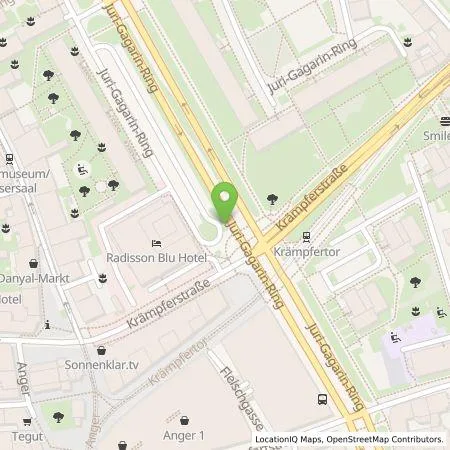 Standortübersicht der Tankstelle SWE Energie GmbH in 99084 Erfurt