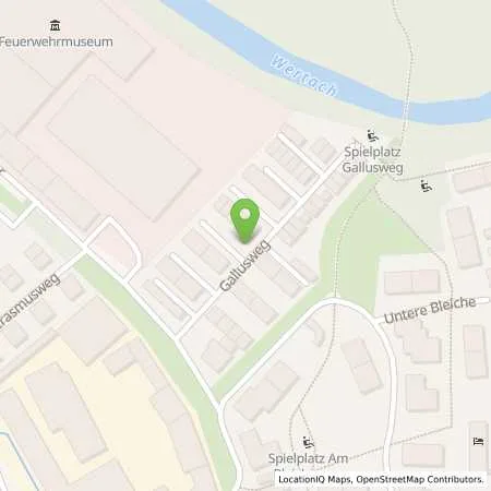 Standortübersicht der Tankstelle Vereinigte Wertach Elektrizitätswerke GmbH in 87600 Kaufbeuren