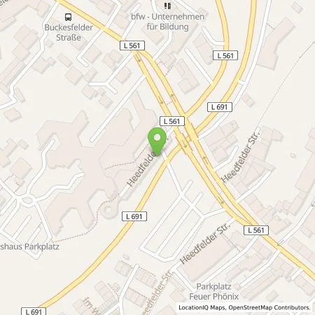 Standortübersicht der Tankstelle Stadtwerke Lüdenscheid GmbH in 58509 Lüdenscheid