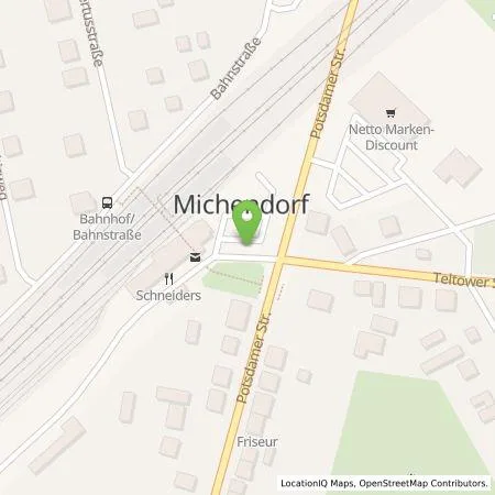 Standortübersicht der Tankstelle EA EnergieArchitektur Dresden GmbH in 14552 Michendorf